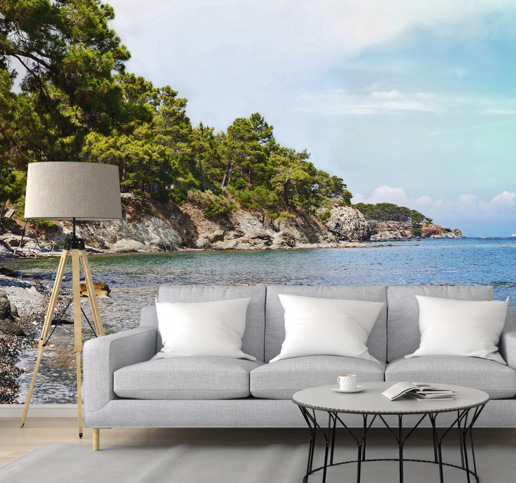 Fotomural de parede mar Antalya beach - TenStickers