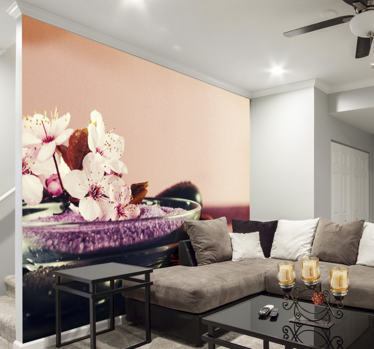 fotomural de parede orquídeas flor - TenStickers