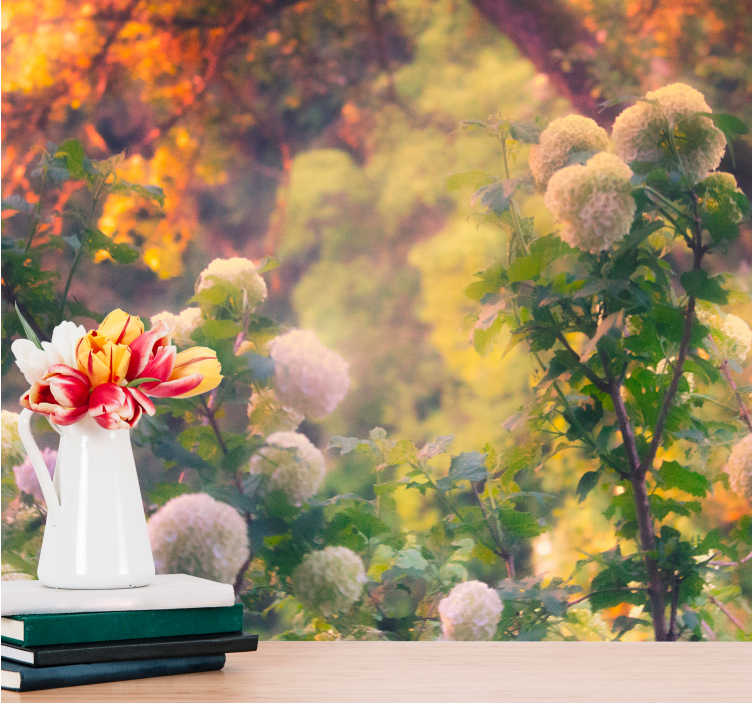 fotomural de parede da natureza do amanhecer "cottagecor - TenStickers