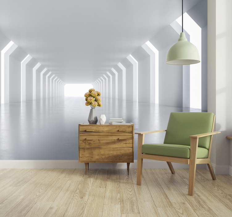 Murais de Parede 3D Dentro da Luz - TenStickers