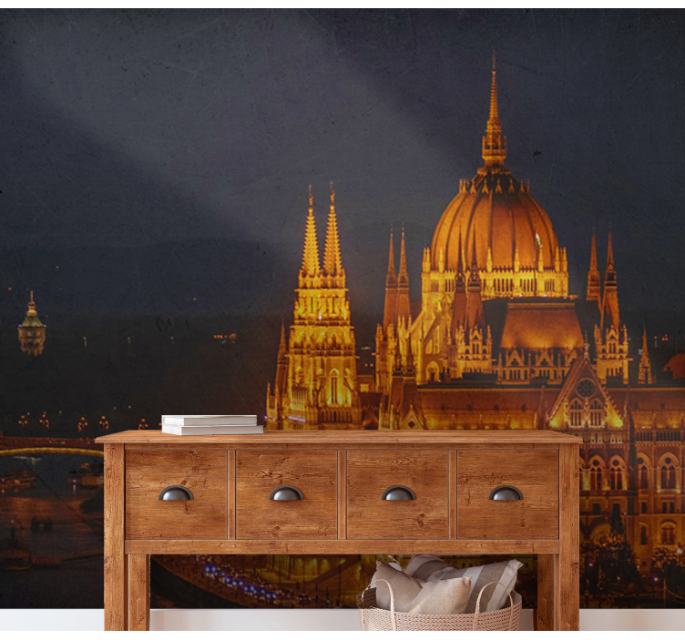 Fotomurais cidades e países Parlamento em budapeste - TenStickers