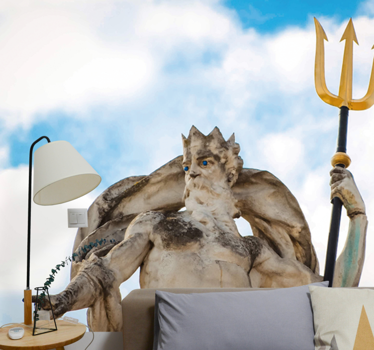 Mural de parede arte governante mítico do oceano - TenStickers