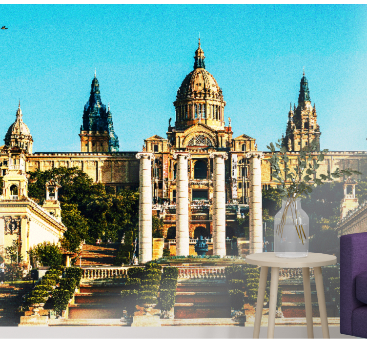 Mural de parede Barcelona museu nacional catalão - TenStickers