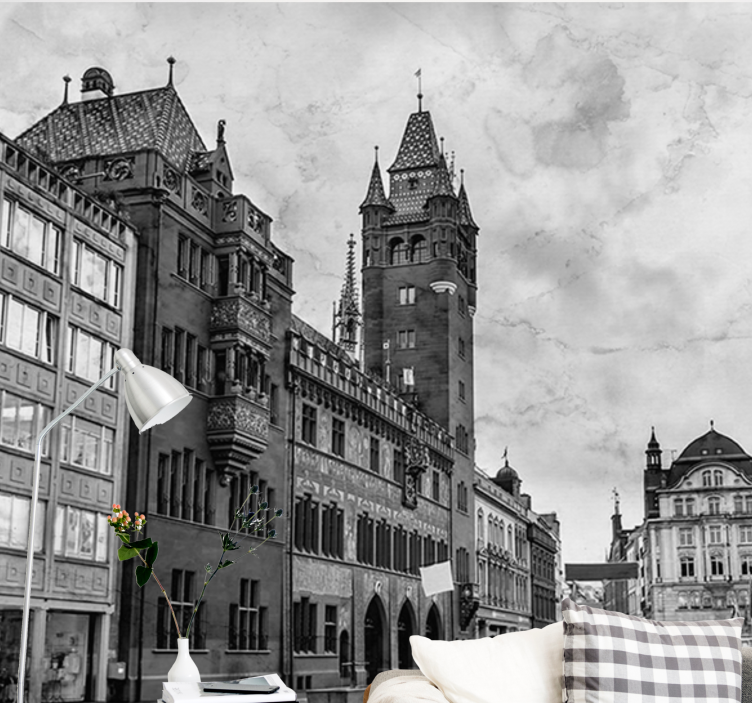 Mural de parede berlim arquitetura de torres históricas - TenStickers