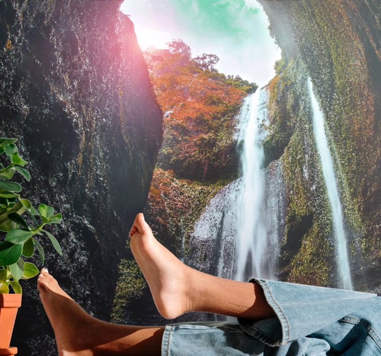 Mural de parede cascatas paisagens majestosas - TenStickers