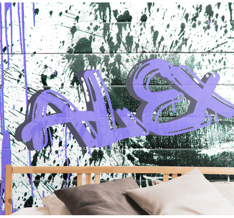 Mural de parede de arte urbana rótulo urbano personalizável - TenStickers