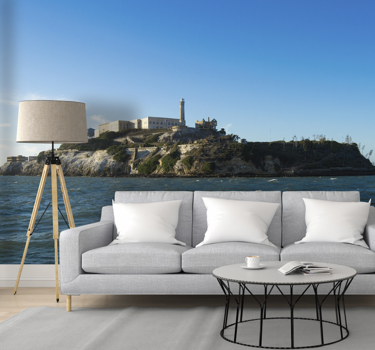 Fotomural de lugares Ilha de Alcatraz - TenStickers