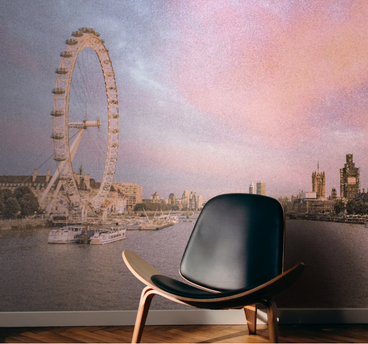 Mural de parede londres vista do london eye - TenStickers