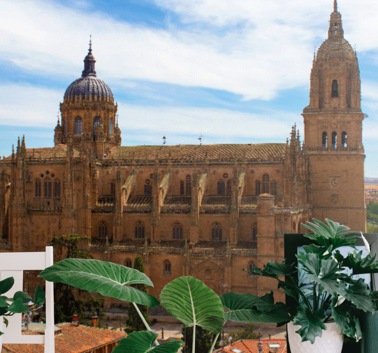 Mural de parede madrid vista da catedral histórica - TenStickers