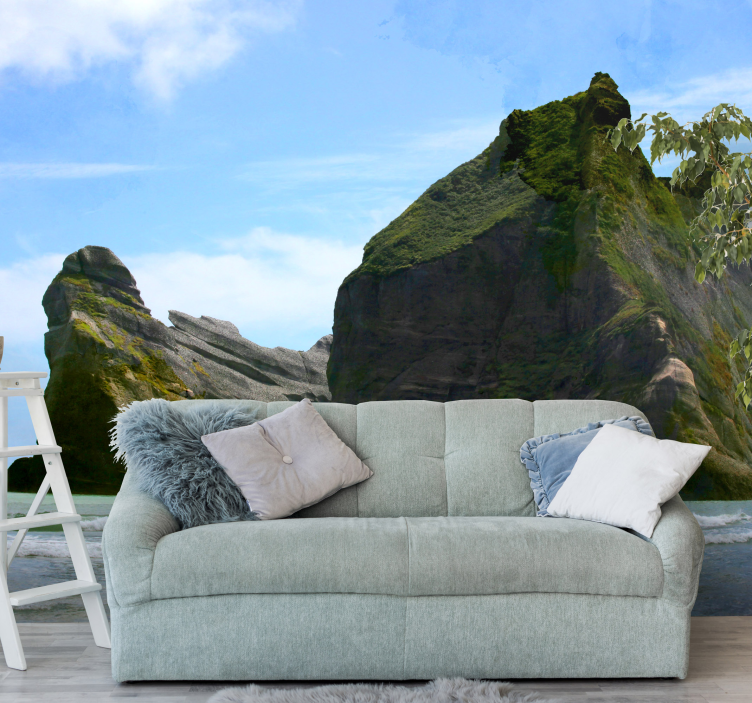 Mural de parede montanha majestosa paisagem montanhosa - TenStickers