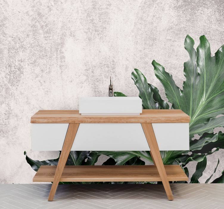 Mural de parede natureza folhagens luxuosas - TenStickers