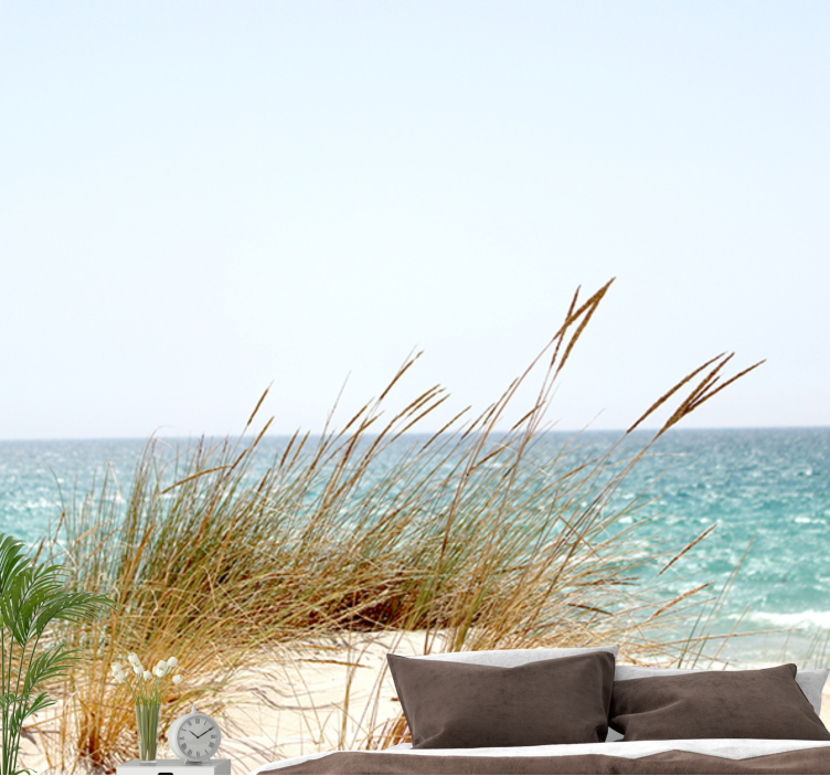 Mural de parede natureza vista tranquila da costa - TenStickers