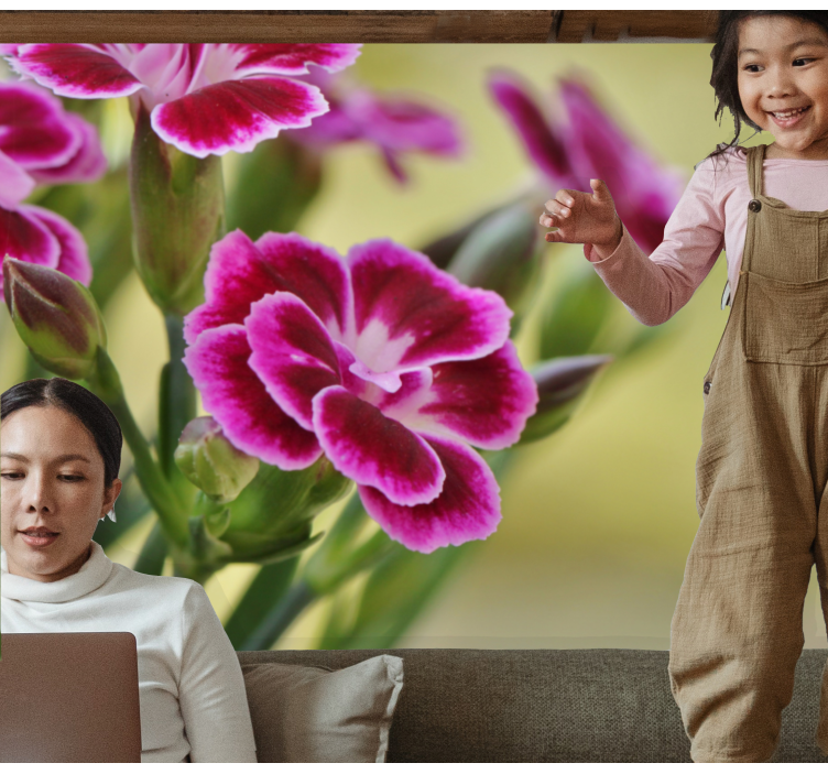 Mural de parede papoilas delícia floral - TenStickers