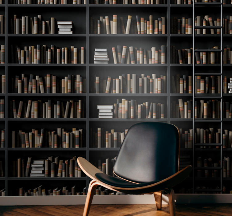 Mural de parede pedra assortimento de livros - TenStickers