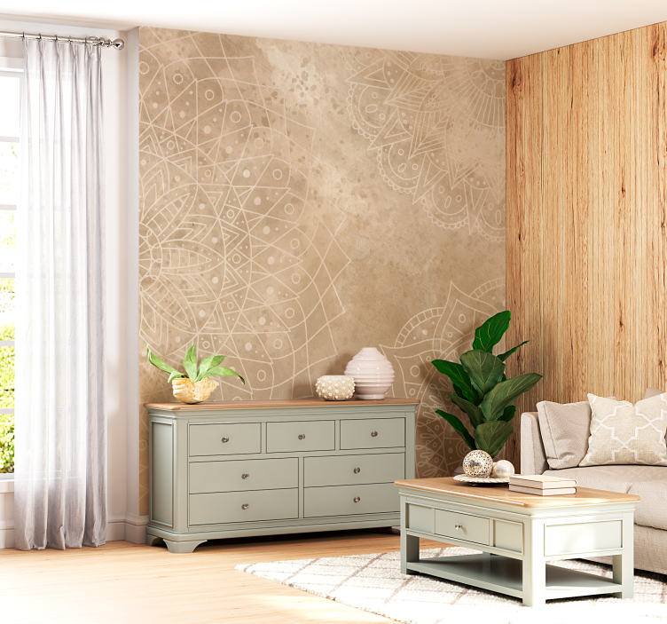 Mural de parede para a sala mandalas vintage - TenStickers