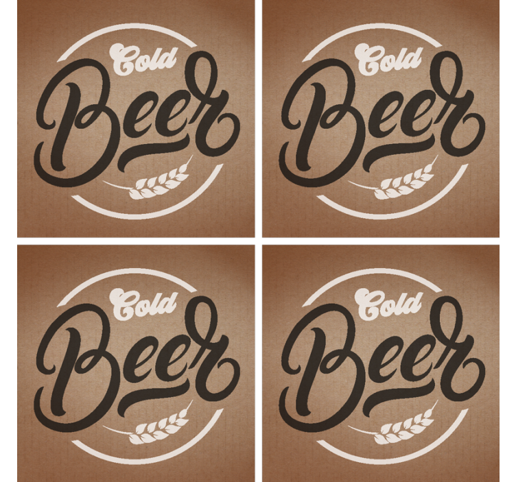Base para copos de cerveja gelada - TenStickers