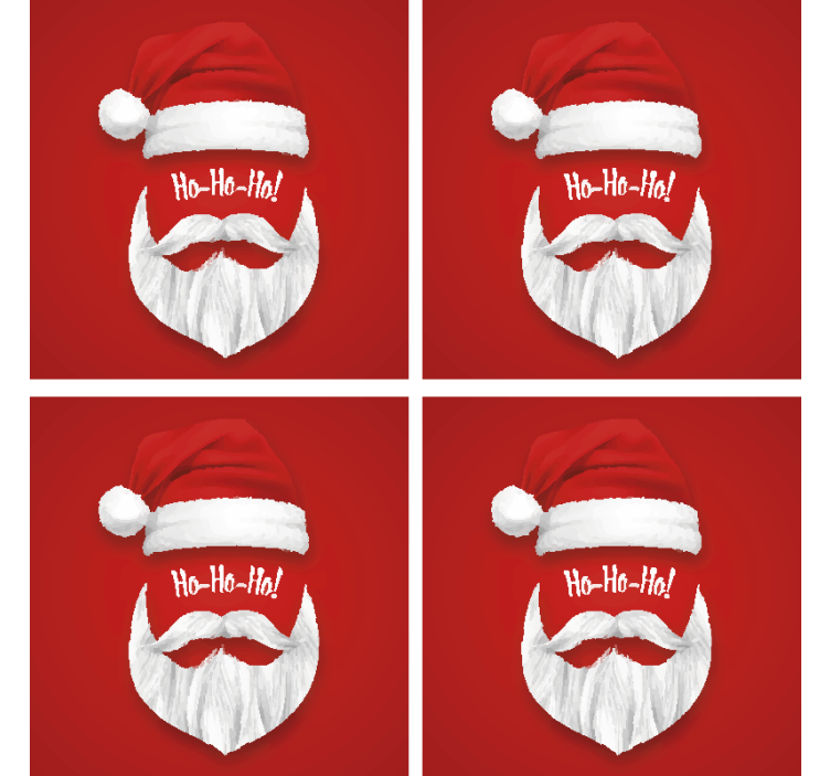 Bases para copos de natal Ho - TenStickers