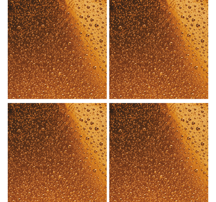 Bases para copos Textura de cerveja escura - TenStickers