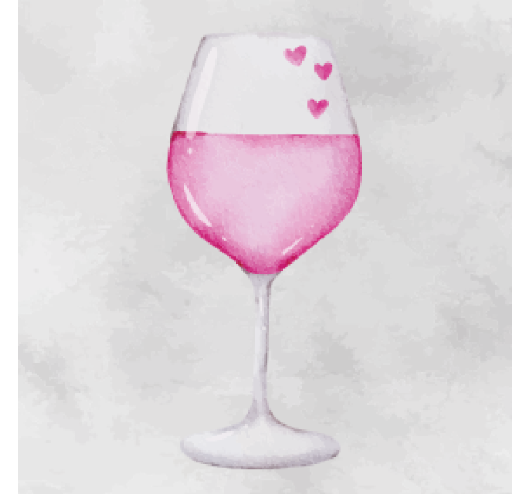 Bases para copos modernas Taças de vinho - TenStickers