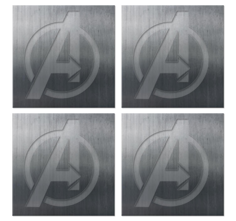 Bases para copos alternativas Super-heróis 'a - TenStickers