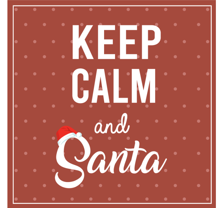 Bases para copos de natal com design de citações festivas - TenStickers