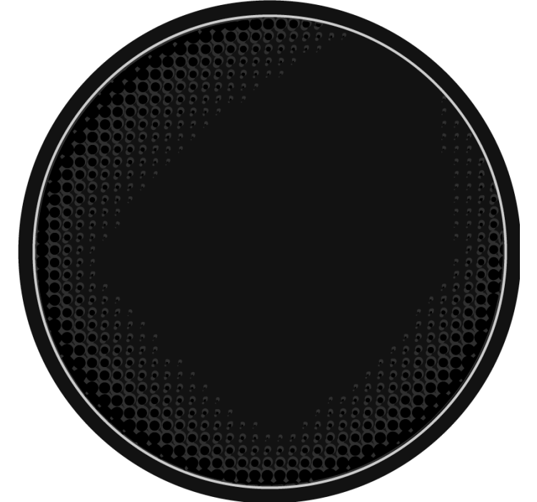 Bases para copos vintage Preto com moldura - TenStickers