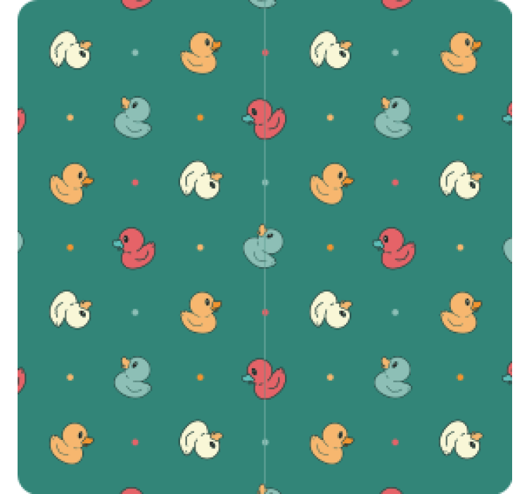 Bases para copos cerveja estampa de pato divertido - TenStickers