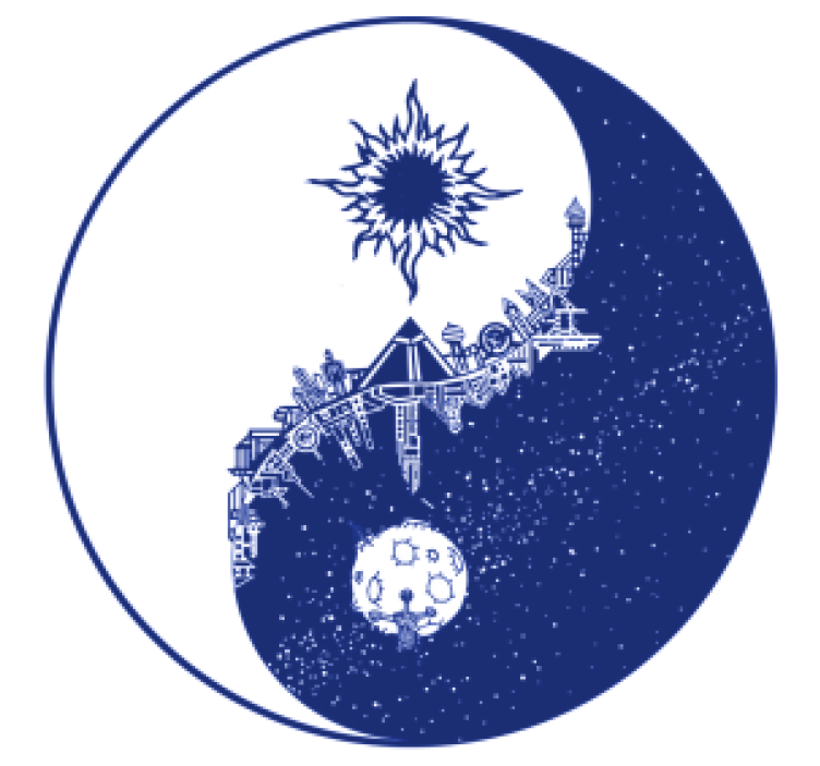 Bases para copos cerveja cena cósmica celestial - TenStickers