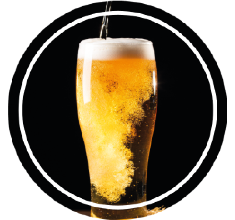 Bases para copos de cerveja Copo de cerveja - TenStickers