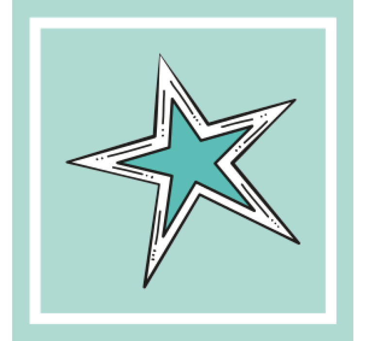 Bases para copos cerveja acento gráfico estelar - TenStickers