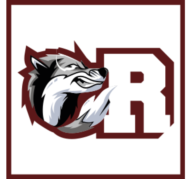 Bases para copos personalizáveis monograma lobo - TenStickers