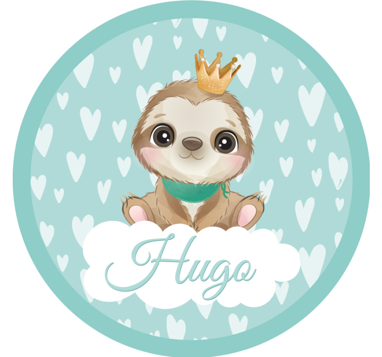 Bases para copos com personagem de bicho-preguiça - TenStickers
