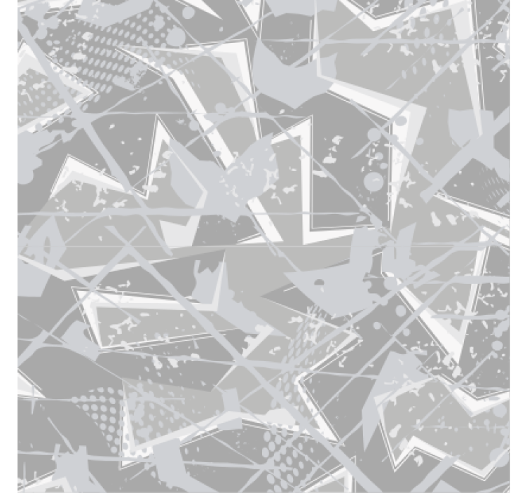 Bases para copos vintage Gráficos finos cinza dos anos 80 - TenStickers