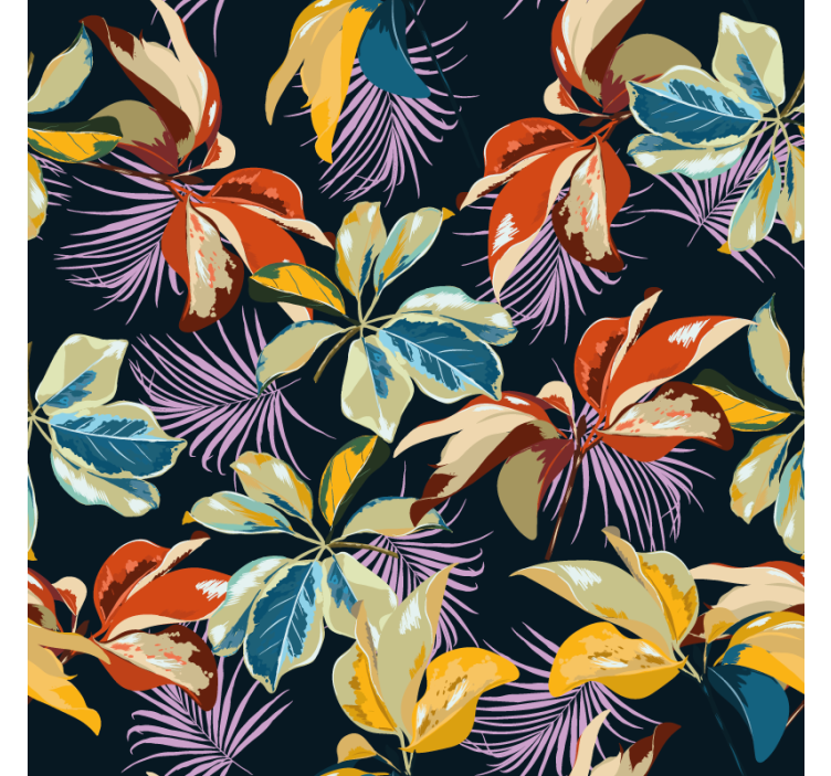 Bases para copos modernas Desenho floral de lírio tigre - TenStickers