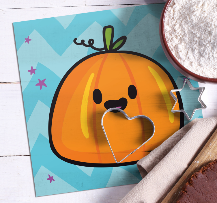 Abóbora halloween porta-copo para bebidas - TenStickers
