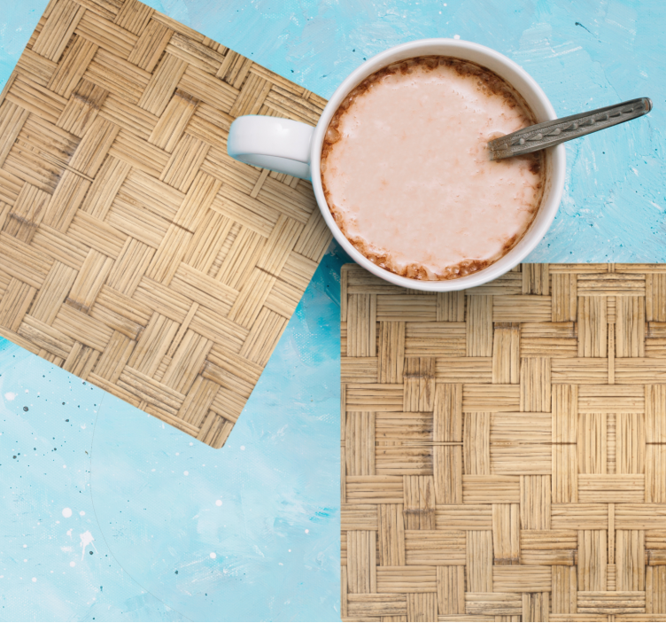 Bases para copos de superfície tecida - TenStickers