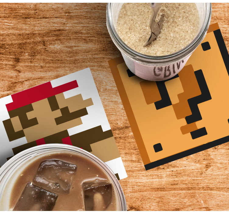 Bases para copos alternativas Temas super mario - TenStickers