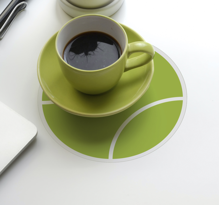 Base para copos design Bola de ténis - TenStickers