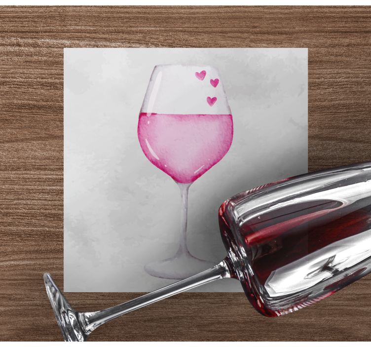 Bases para copos modernas Taças de vinho - TenStickers