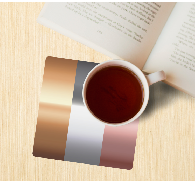 Bases para copos modernas Três cores cobre - TenStickers