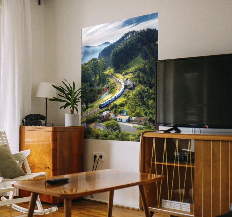 Cartaz de trem de paisagem de paisagem - TenStickers