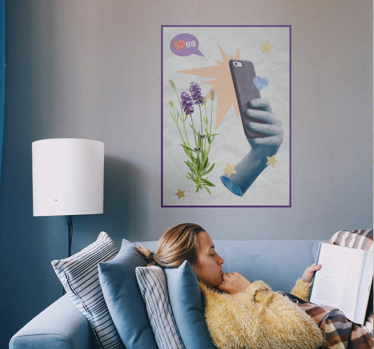 Impressão de pôster de vida digital - TenStickers