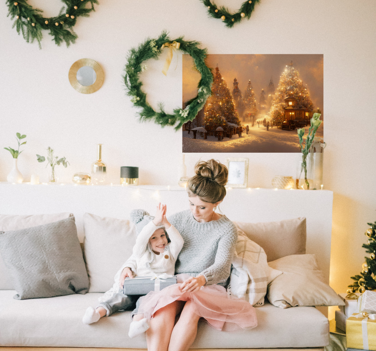 autocolante do país das maravilhas do inverno - TenStickers