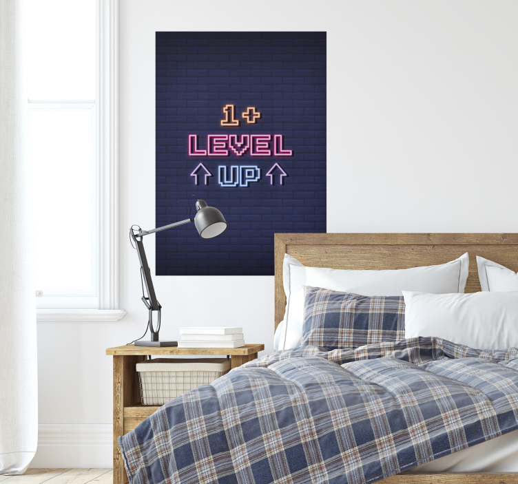 Cartaz de jogo para subir de nível de jogo - TenStickers