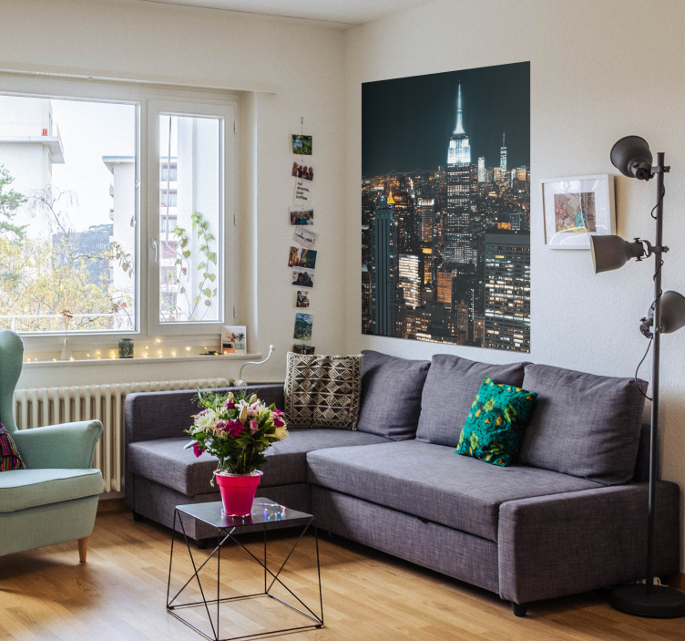 Nova york no posto noturno - TenStickers