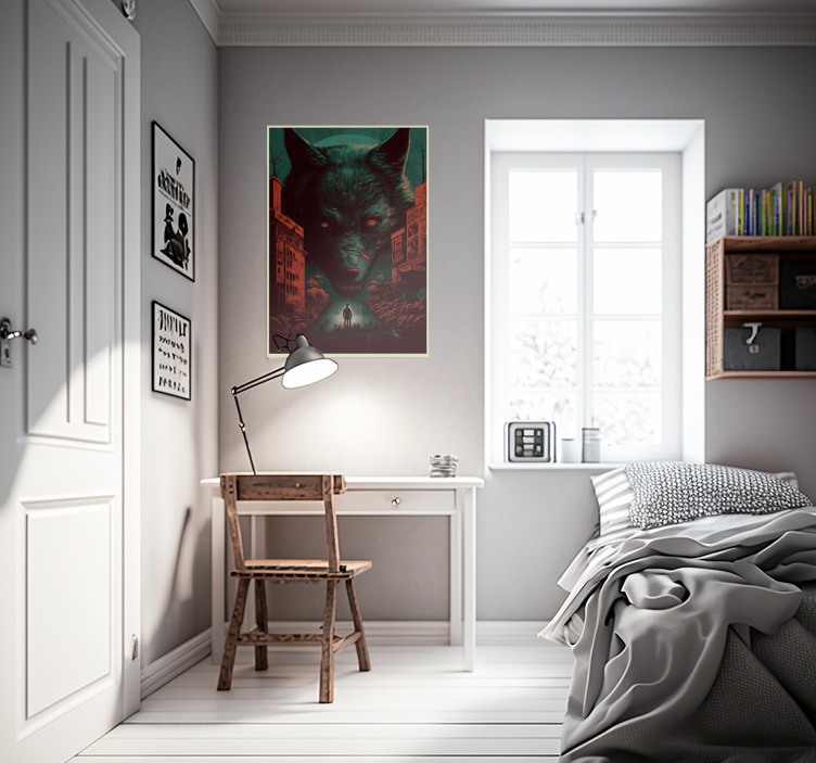 Poster de animais variados Cartaz do filme lobo - TenStickers