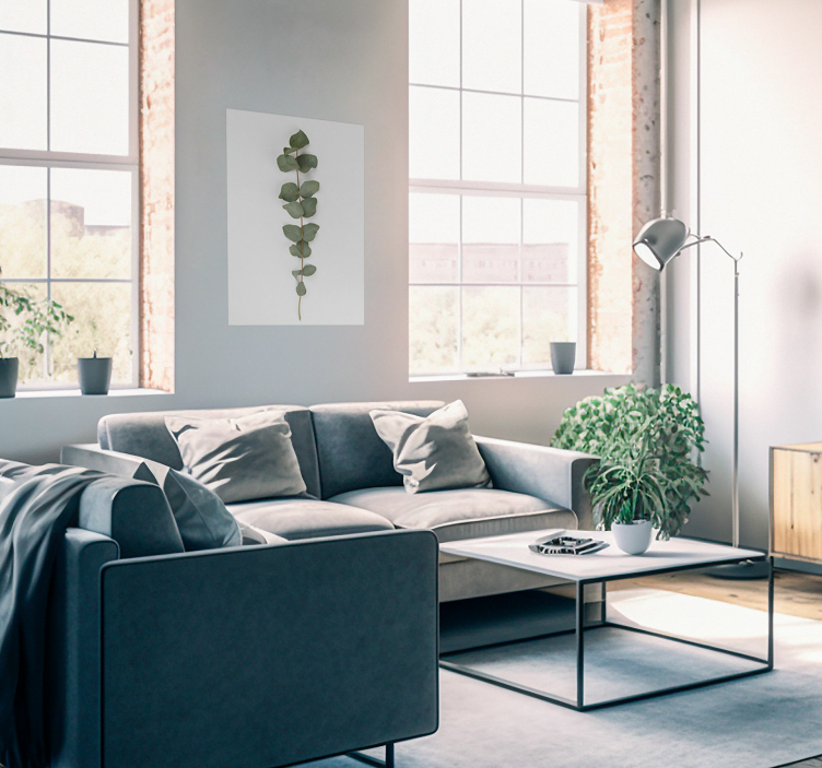 Poster de árvores folhas de eucalipto - TenStickers