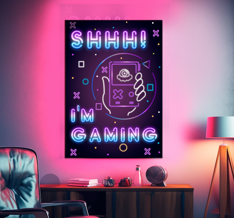 Pôster de videogame i am gaming - TenStickers