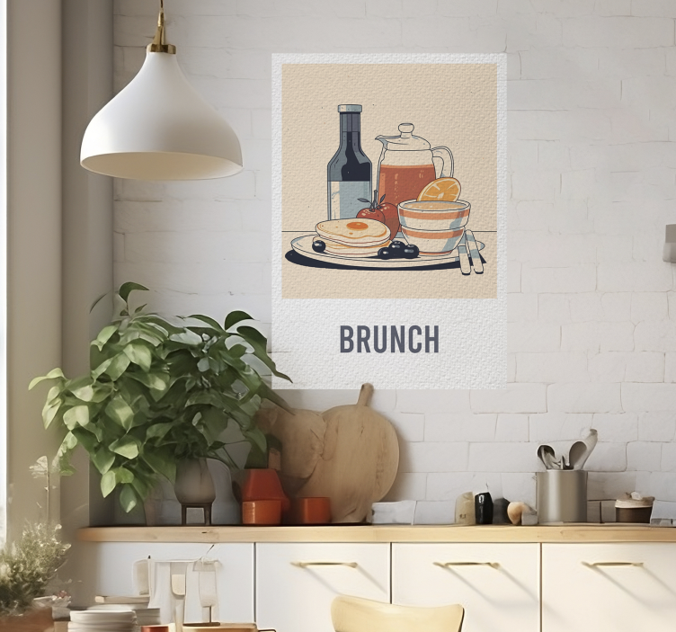 Poster cozinha brunchO brunch é um almoço tardio que é servido en - TenStickers