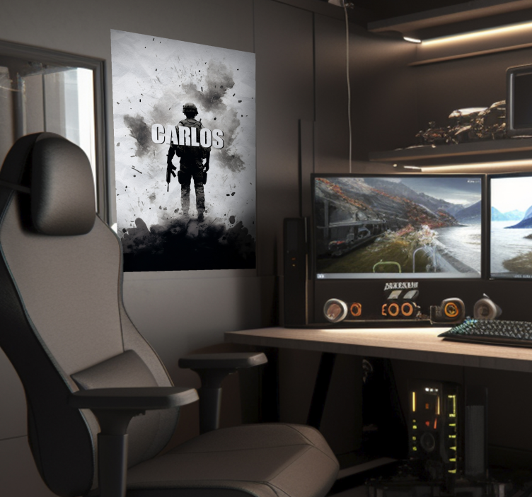 Poster juvenil soldado de guerra - TenStickers